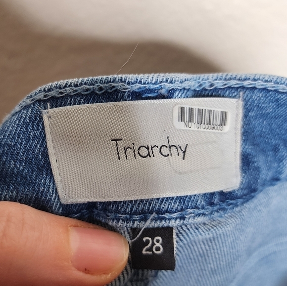 Triarchy Medium Denim Skinny Jeans 28 - Picture 4 of 7